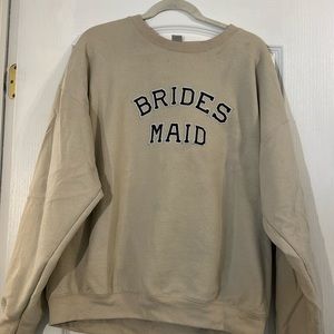 Bridesmaid crew neck